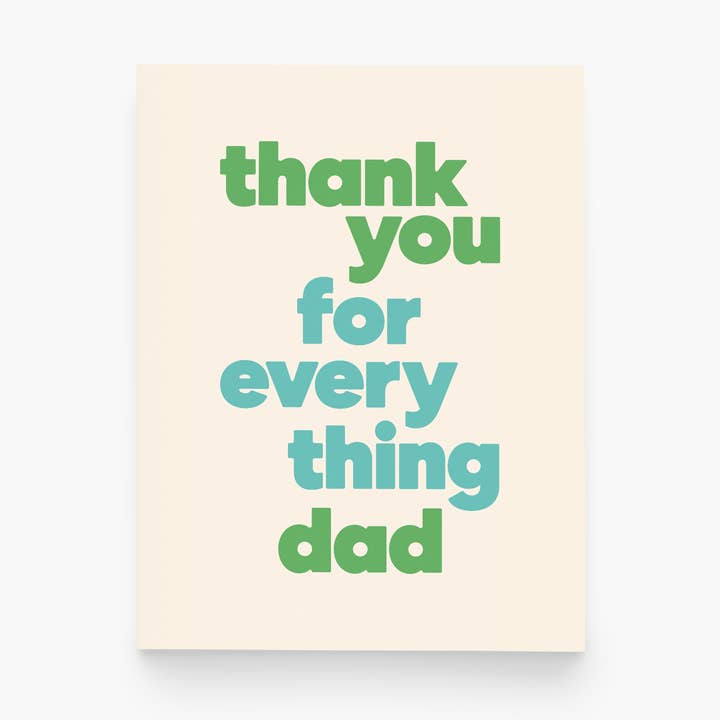 Tack Pappa Gratulationskort – Fars dag eller Födelsedagskort för wholesale av paper&stuff