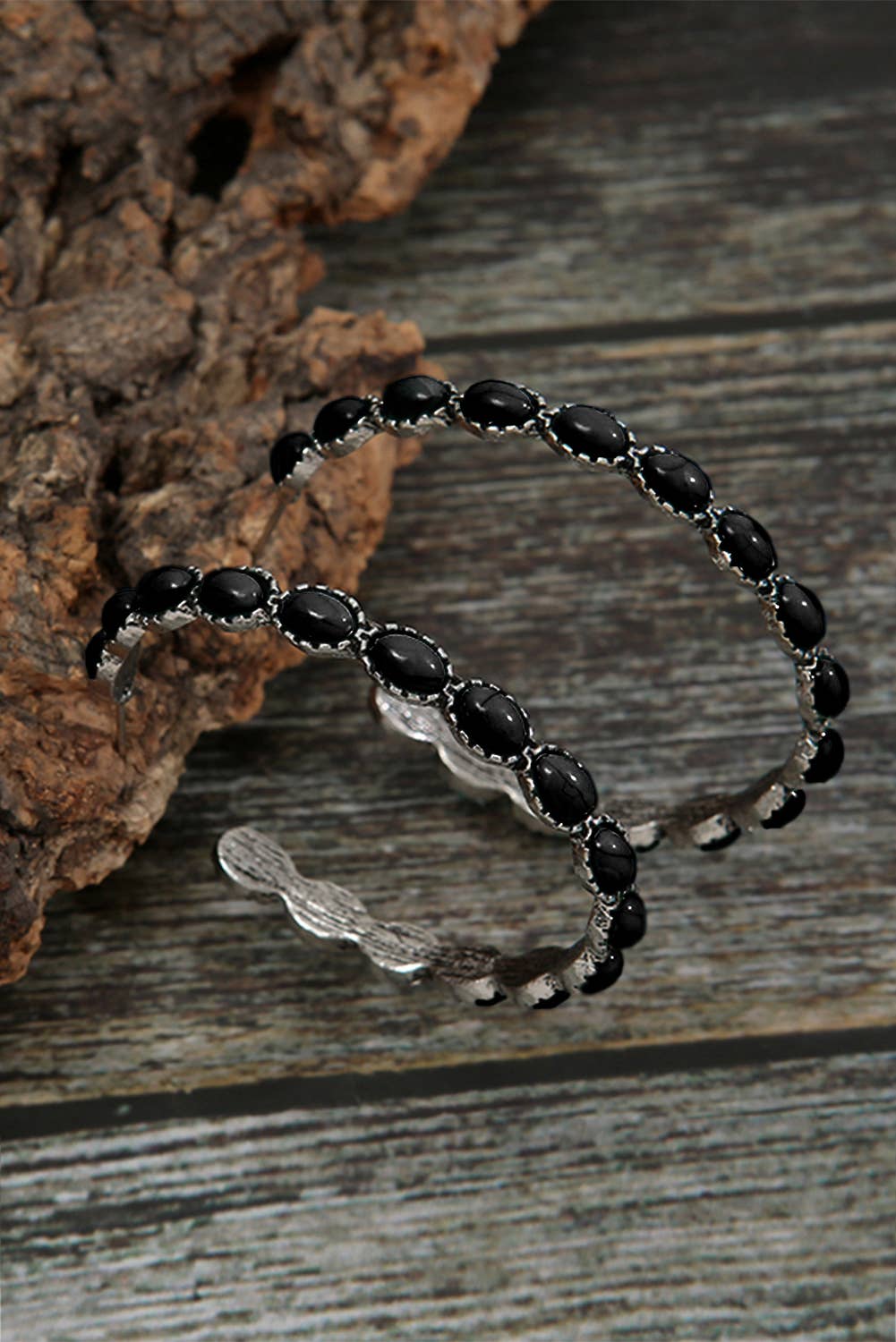 Lovesoft - Wholesale Dangle Earrings - Gem Inlay Retro C-shape Earrings8