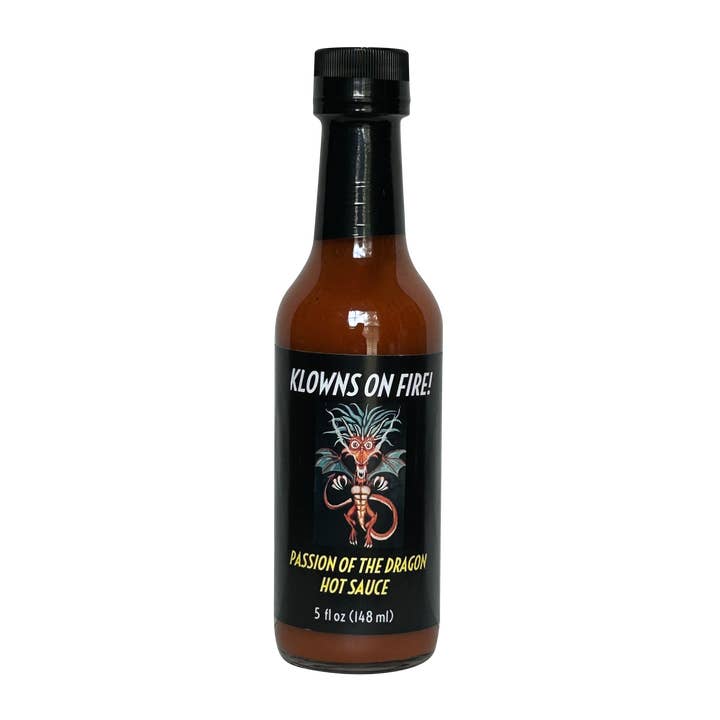 Klowns On Fire Gourmet Sauces - Wholesale Hot Sauce - Passion of the Dragon Hot Sauce