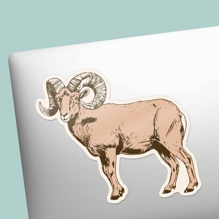 Sentinel Supply - Wholesale Sticker - Bighorn Sheep Sticker - Cute Nature Decal 1