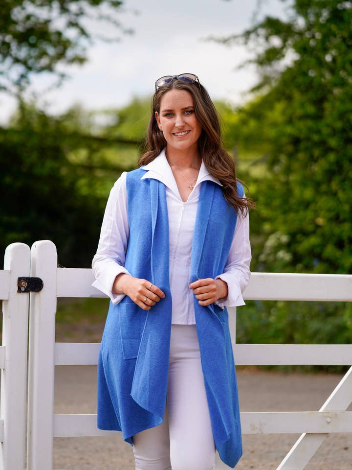 Ella and Cherry – wholesale Cardigan – Women’s – Skylar Sleeveless Cardigan20