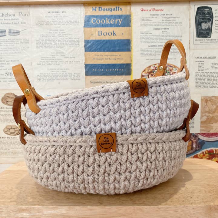 The Left Hookery - Wholesale DIY Craft Kit - 'Appledore' Crochet Basket Kit4