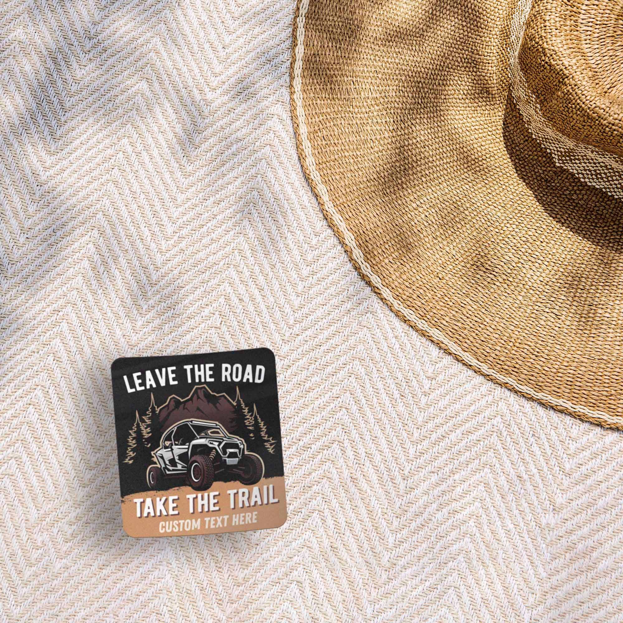 Sentinel Supply - Venta al por mayor Pegatina - Adhesivo personalizado Leave the Road Offroad, calcomanía UTV con el nombre en forma de gota6