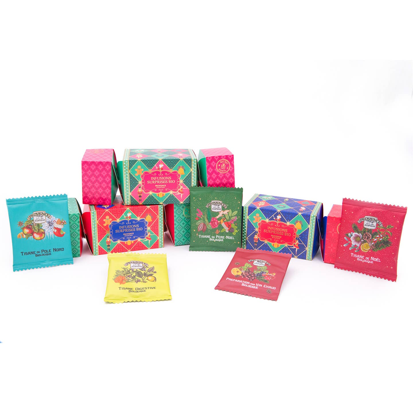 PROVENCE D'ANTAN - Wholesale Gezondheid/Detox thee - Cracker Infusion verrassing Kerst Bio* – 5 zakjes2