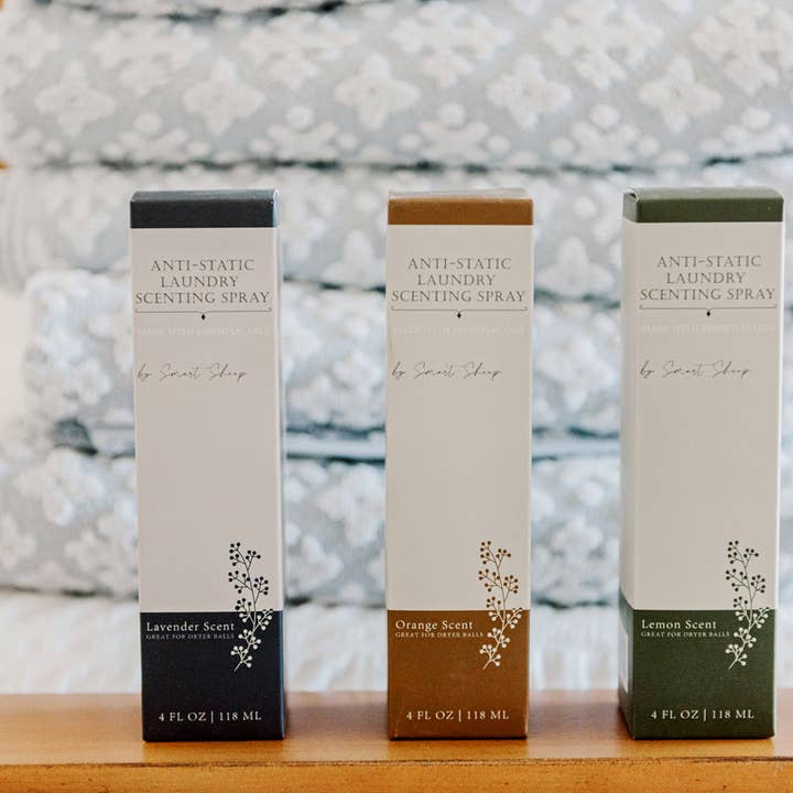 Mama Moon Boutique LLC – wholesale Dryer balls – Smart Sheep Anti-Static Essential Oil Scenting Spray Orange1