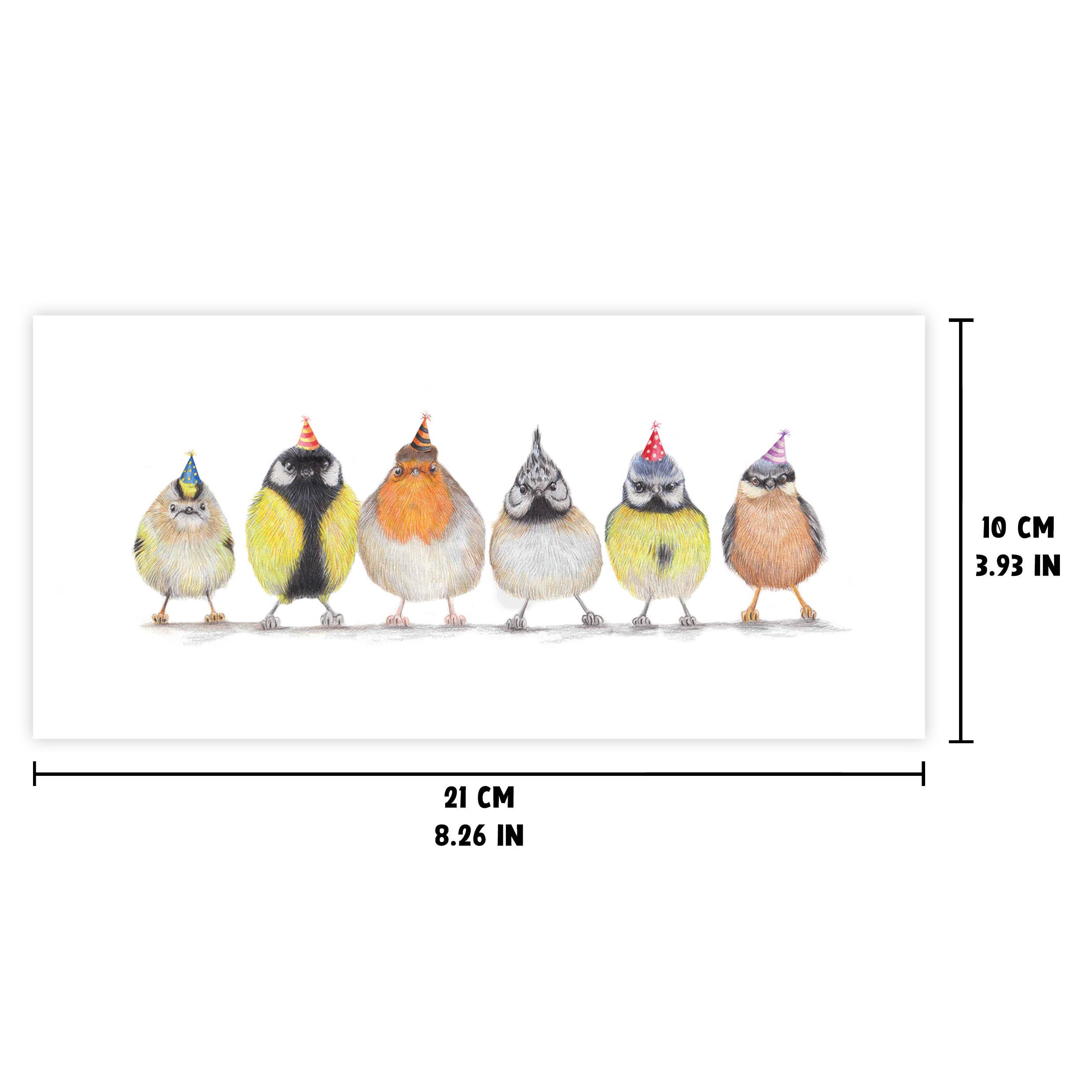 Beast of Paradise – Engroshandel Fødselsdagskort – Fødselsdagskort, Søde fugle, Dyr Lykønskningskort, Invitationer1