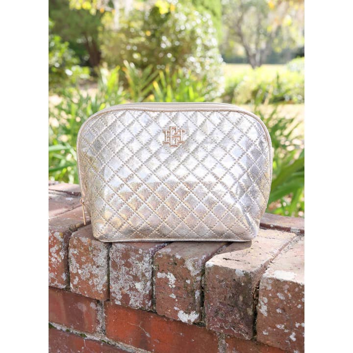 Caroline Hill - Wholesale Makeup/Cosmetic Bag - Capri Large Pouch Champagne Pop