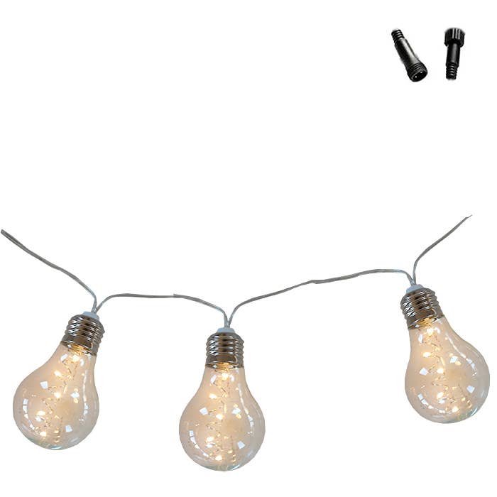 Fiorirà un giardino - Wholesale String Lights - Wire 10 Plastic Bulbs Current Extension Outdoor 500 cm0