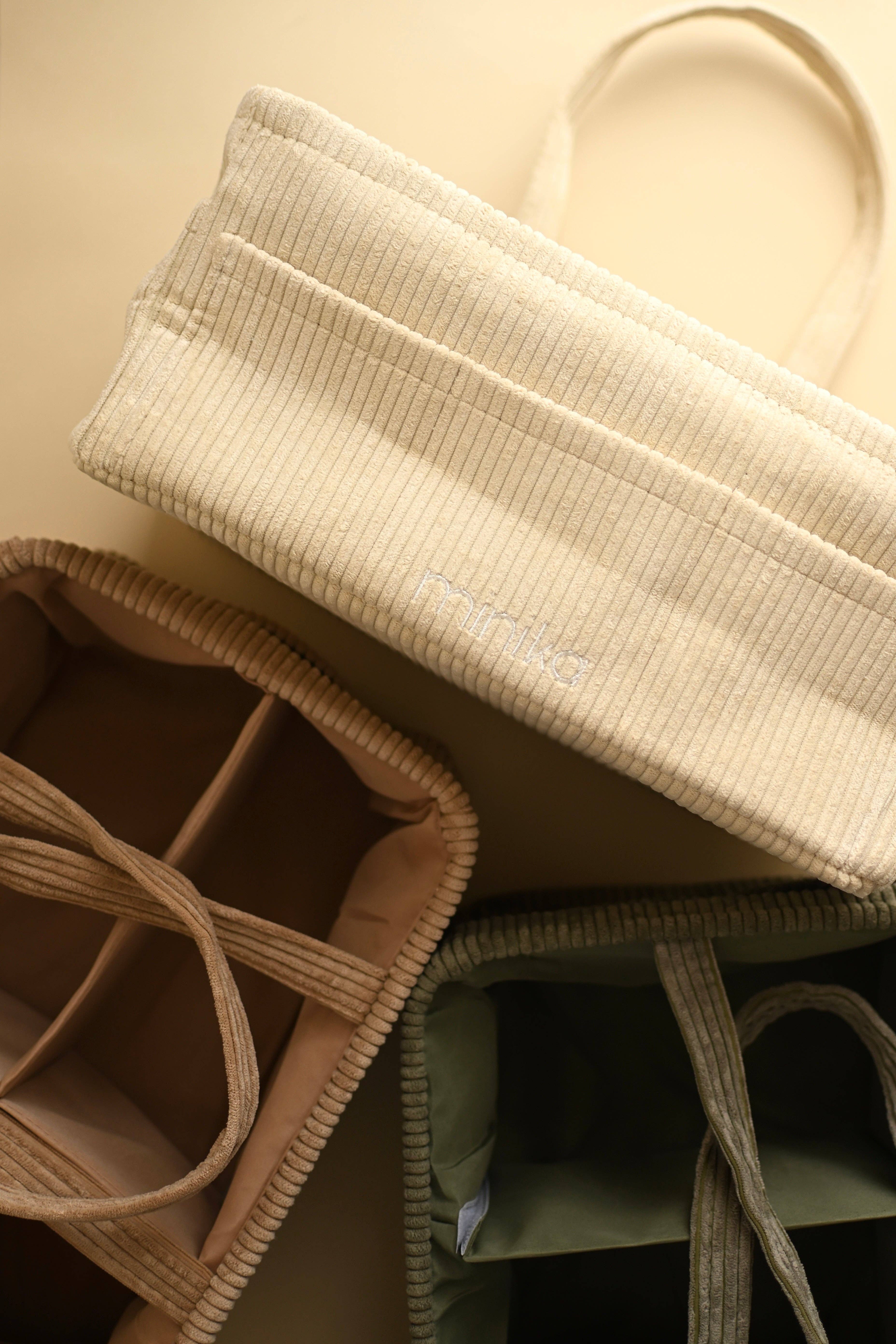 Minika - Venta al por mayor Organizador de pañales- Bebés - Organizador de pañales - Crema6