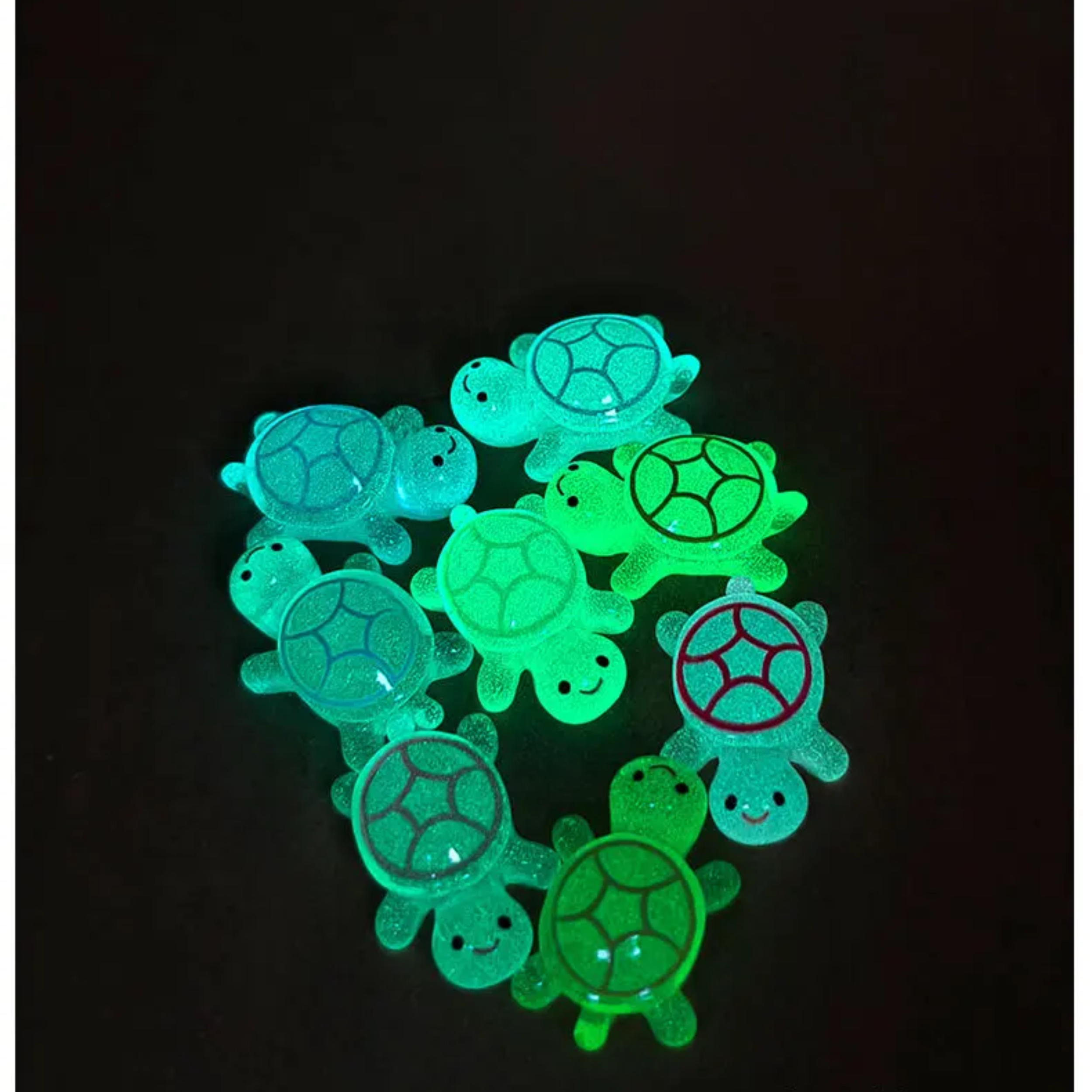 Toyarina - Wholesale Decorative Figurine - Cute Mini Luminous Turtle Ornaments Glow-in-the-Dark Decor2
