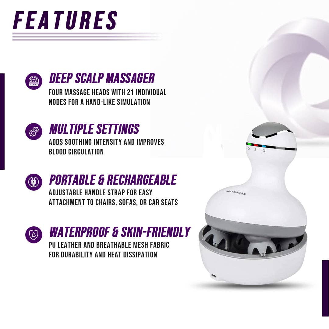eterus - Wholesale Head Scratcher/Massager - Smart Scalp Massager2