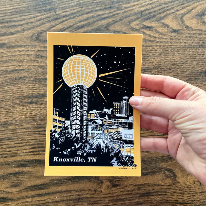 Esther Sketch – Großhandel Postkarten – Art-Deco-Sonnenkugel-Postkarte2