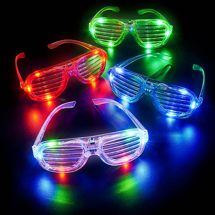 LIGHT-UP SHUTTER GLASSES LLB Light-up Toys for wholesale by La Luna Bella - Toys