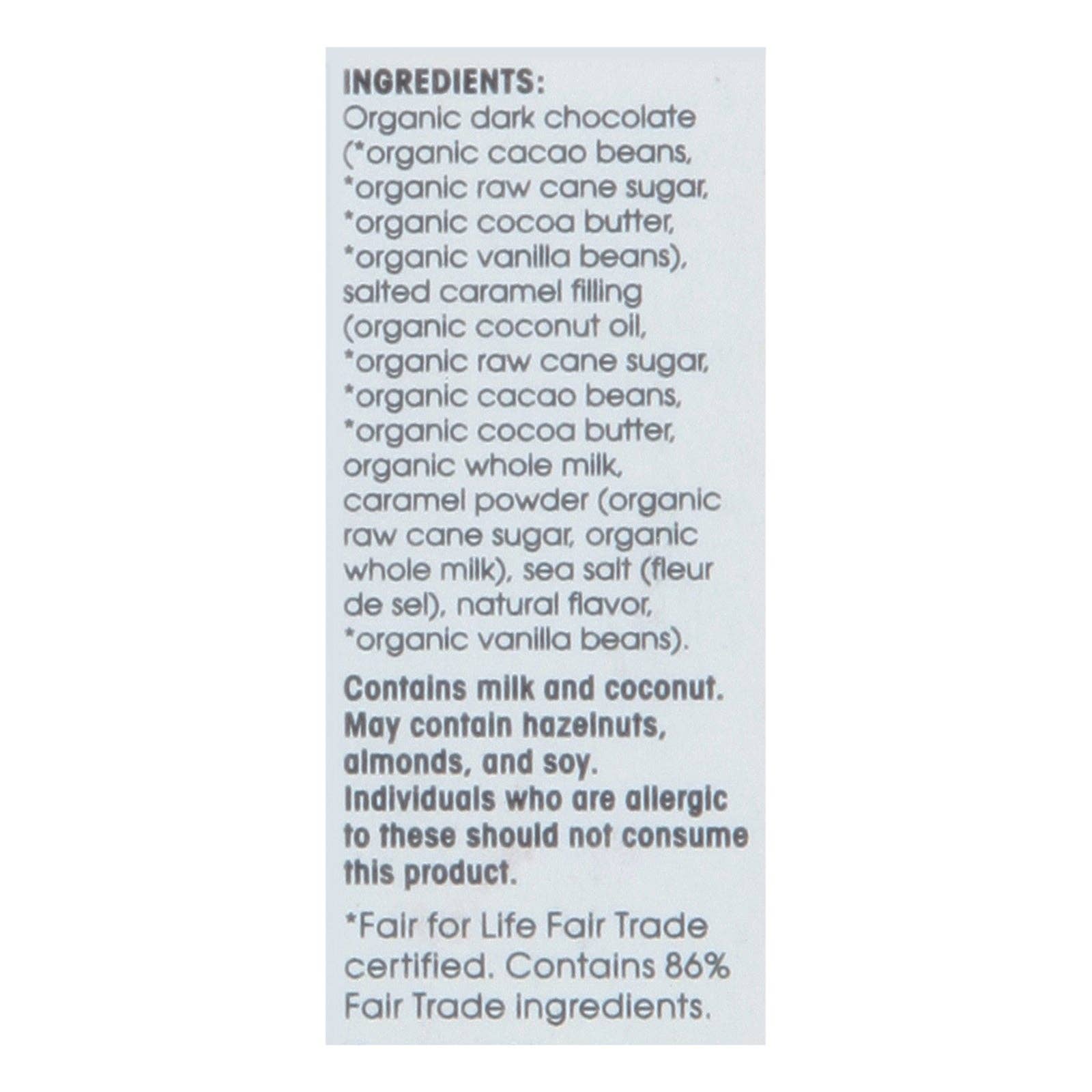 Ware Spark - Wholesale Chocolate Bar - Alter Eco - Trfl Thin Salt Caramel - Case Of 12-2.96 Oz2