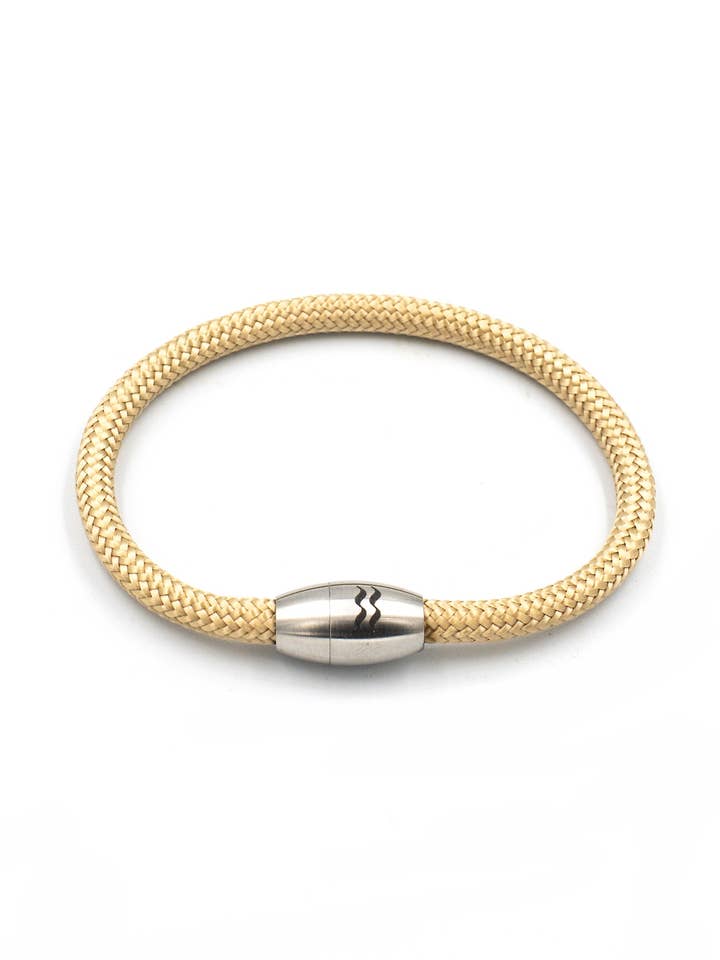 Pulsera de Plástico Reciclado Aqua Beach - Arena para venta al por mayor de The Sea Shed Ltd