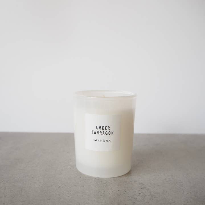 Makana - Wholesale Jar/Filled Candle - Amber Tarragon - Petite Candle 4 oz (NEW SIZE)1