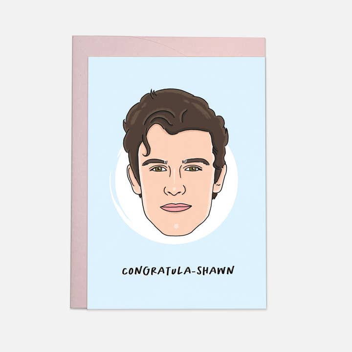 Carte de vœux Congratulashawn pour la vente par Kaart Blanche