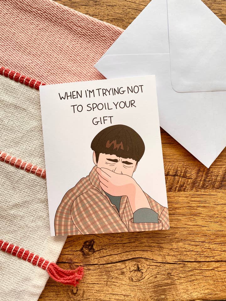 Will Byers Stranger Things Greeting Card for wholesale by Tess Givnish Artist