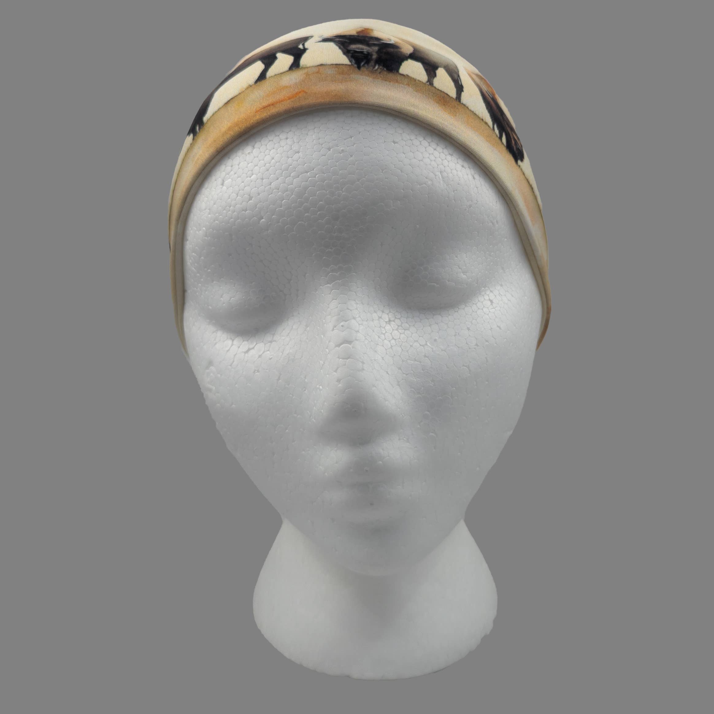 Gem City Attire - Wholesale Sports Headband - Unisex - HW169 - Buffalo Herd Headwrap2