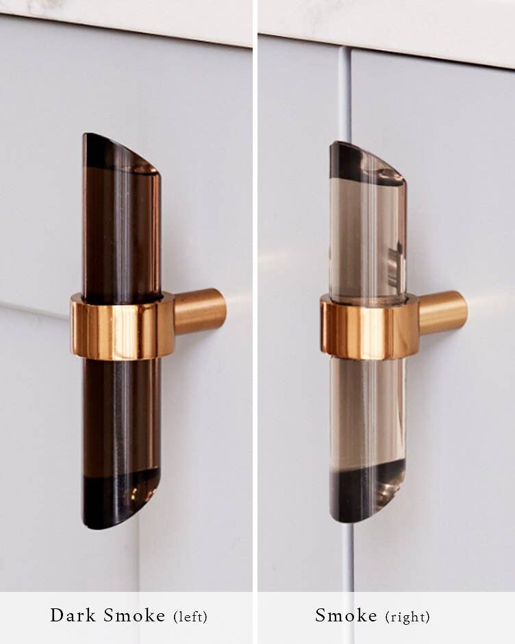 LuxHoldups - Venta al por mayor Pomos/tiradores - Tiradores de Cajones y Pomos de Armario de Latón Lucite de Luxholdups8