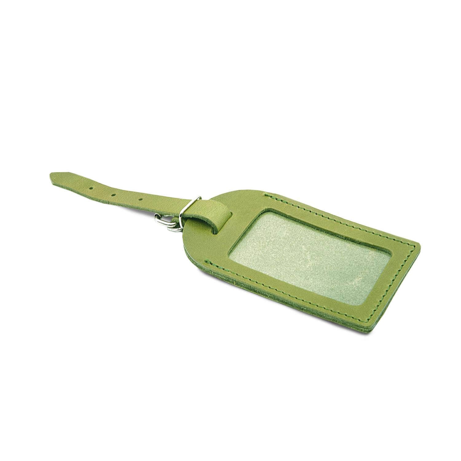 Thielemann Leather Manufacturer – Etiqueta de bagagem por atacado – Etiqueta de bagagem com janela de visualização4