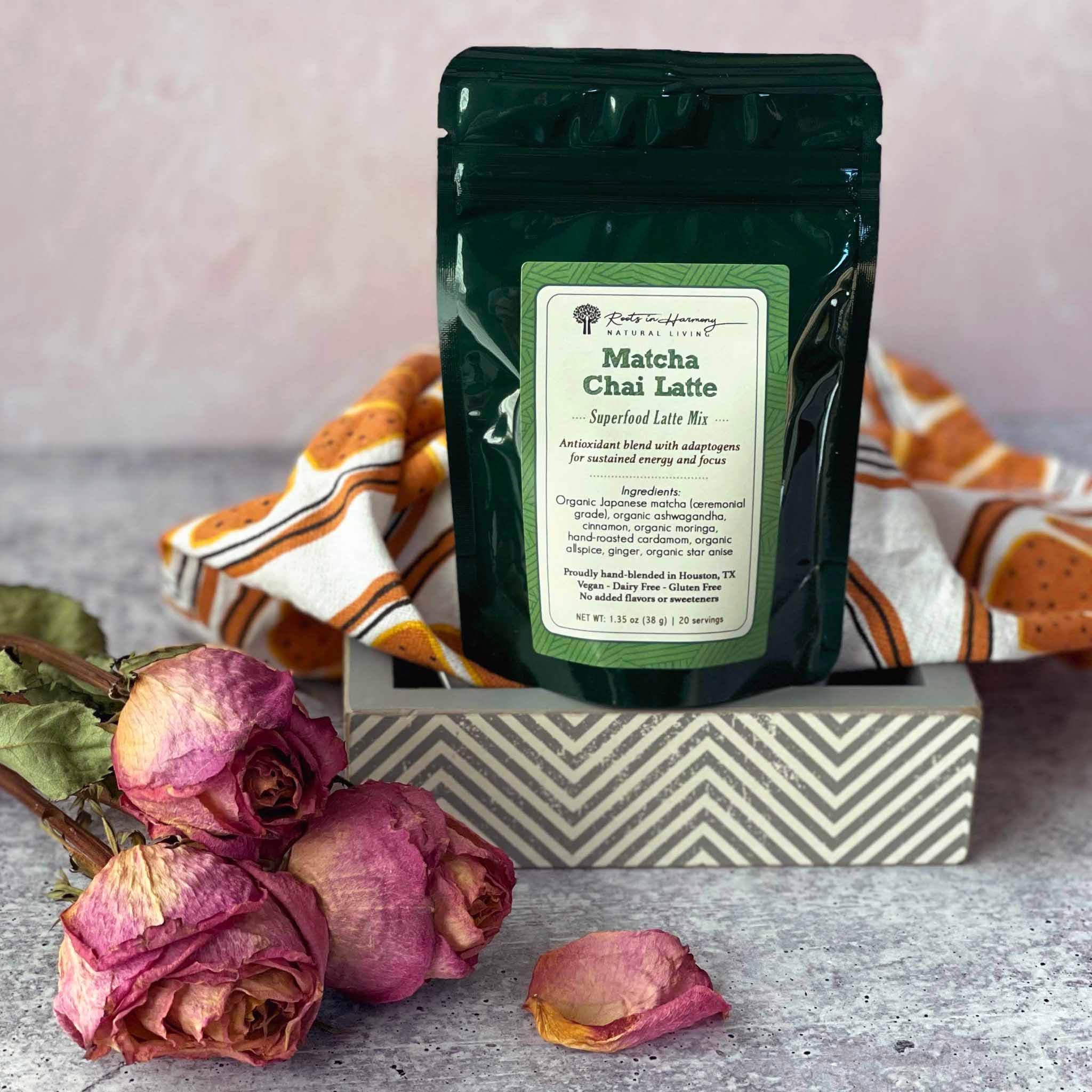 ROOTS IN HARMONY - Vente Thés santé/détox - Latte au matcha chai™4