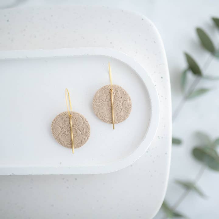 Hazel n Blue - Wholesale Dangle Earrings - Clay Earrings | Simple Circle Hoops | Spring Fling Collection1