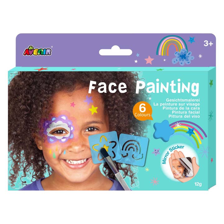 KidAntics – wholesale Face paint/play makeup – Kids – 6 Face Painting Rainbow