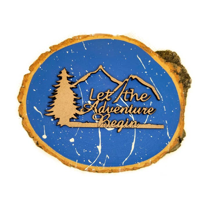 Customizable Mountain Hiking Souvenir Magnet for wholesale by Spears Creations