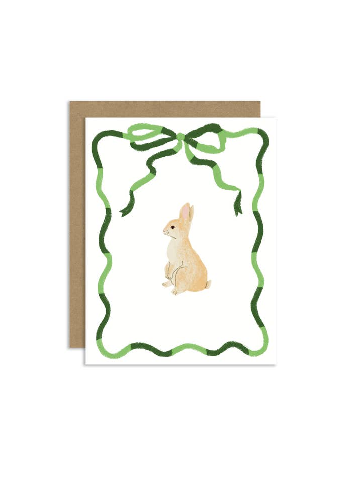 Cartão do coelhinho da Páscoa por atacado de Allison Poplett