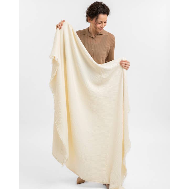 Woven Stories - Wholesale Throw Blanket - Cocoon Cotton Reversible Throw Blanket16