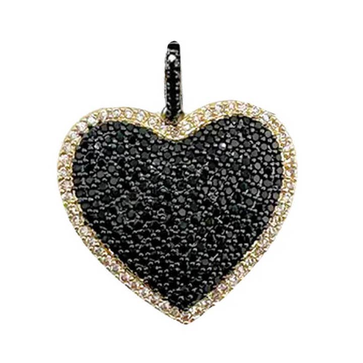 Colgante 3D con forma de corazón, color lila para venta al por mayor de Love, Lisa