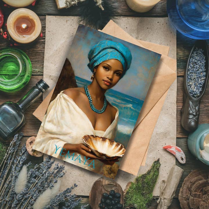 Ye Curiosity Shoppe - Wholesale Everyday Greeting Card - Elemental Goddess Greeting Cards 3