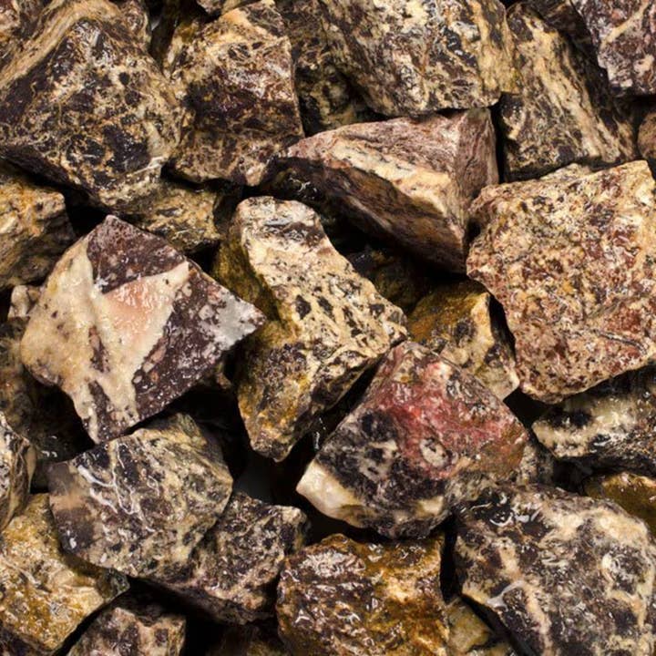 Fantasia Mining - Wholesale Spiritual Stone/Crystal - Rough Picasso Jasper - India - Raw Natural Stones (1 lb)