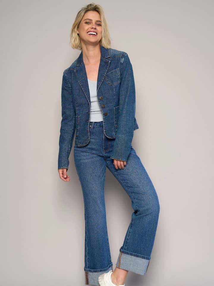 Crop-Stiefel mit hoher Taille und Bündchen für den Großhandel von Insane Gene USA