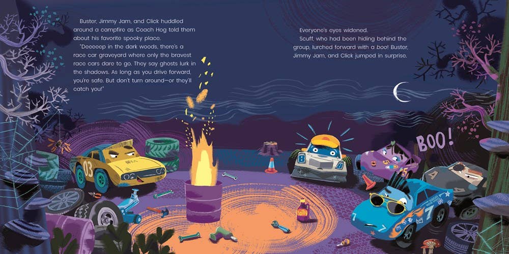 HarperCollins Focus - Wholesale Preschool Book (3-5) - Buster and the Race Car Graveyard1