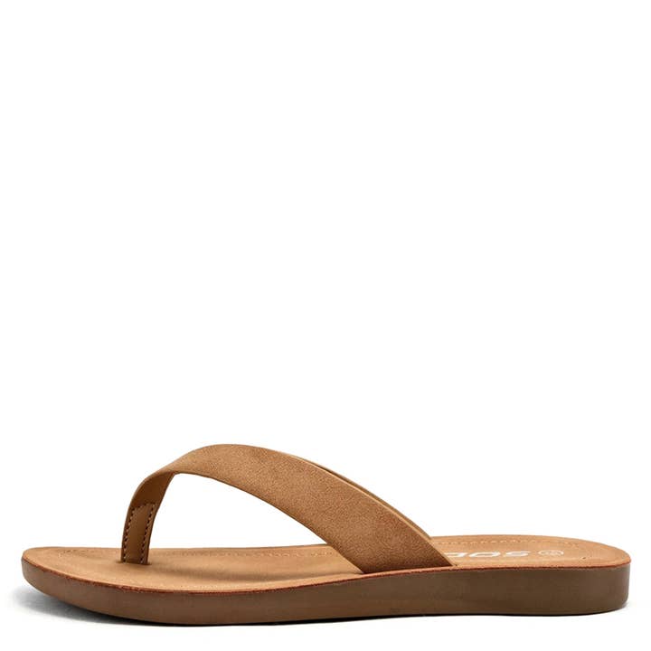 Mars Sky Shoes Wholesale - Wholesale Flip Flops - Women's - Soda ELLA Women Thong Strap Flip Flops Beach Flat Sandals