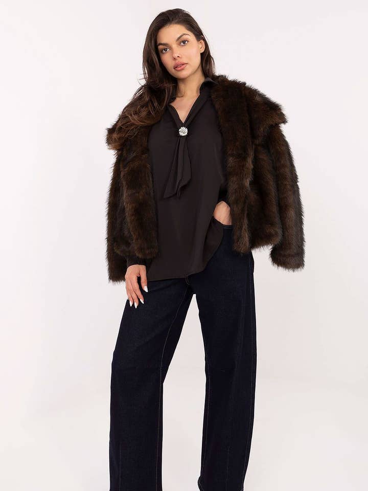 Blus Modell 221399 Fabrikspris för wholesale av Lieber Deem Marktplatz