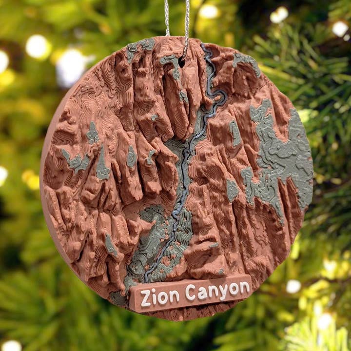 Décoration 3D Zion Canyon pour la vente par 3DTrails