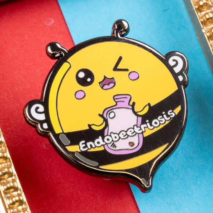 Endobeetriosis 2.0 Bee Enamel Pin - Endometriosis for wholesale by Innabox Ltd