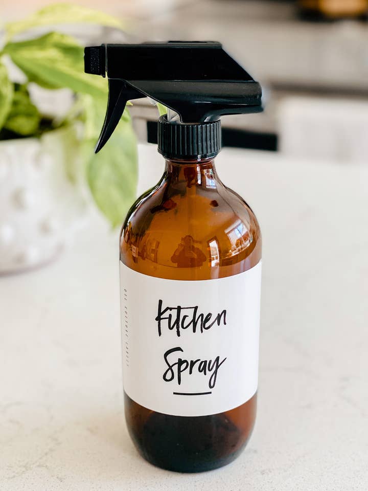 Etiqueta de spray de cocina para venta al por mayor de Oil Culture Labels