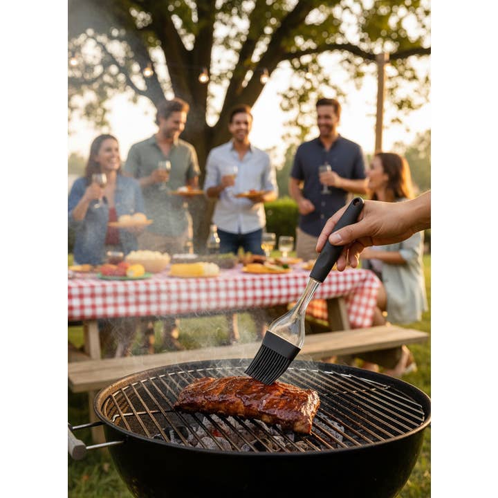 Kadra Kitchenware - Wholesale Kitchen Tool/Gadget - Millvado - Silicone Pastry Brush, Black2