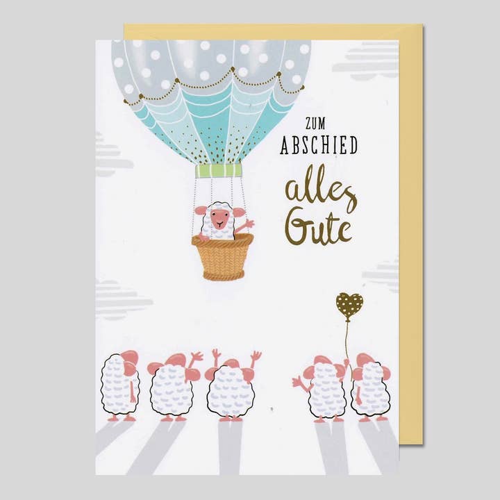 Michel-Verlag GmbH - Wholesale Goodbye Card - Farewell card/AVANTGARDE series