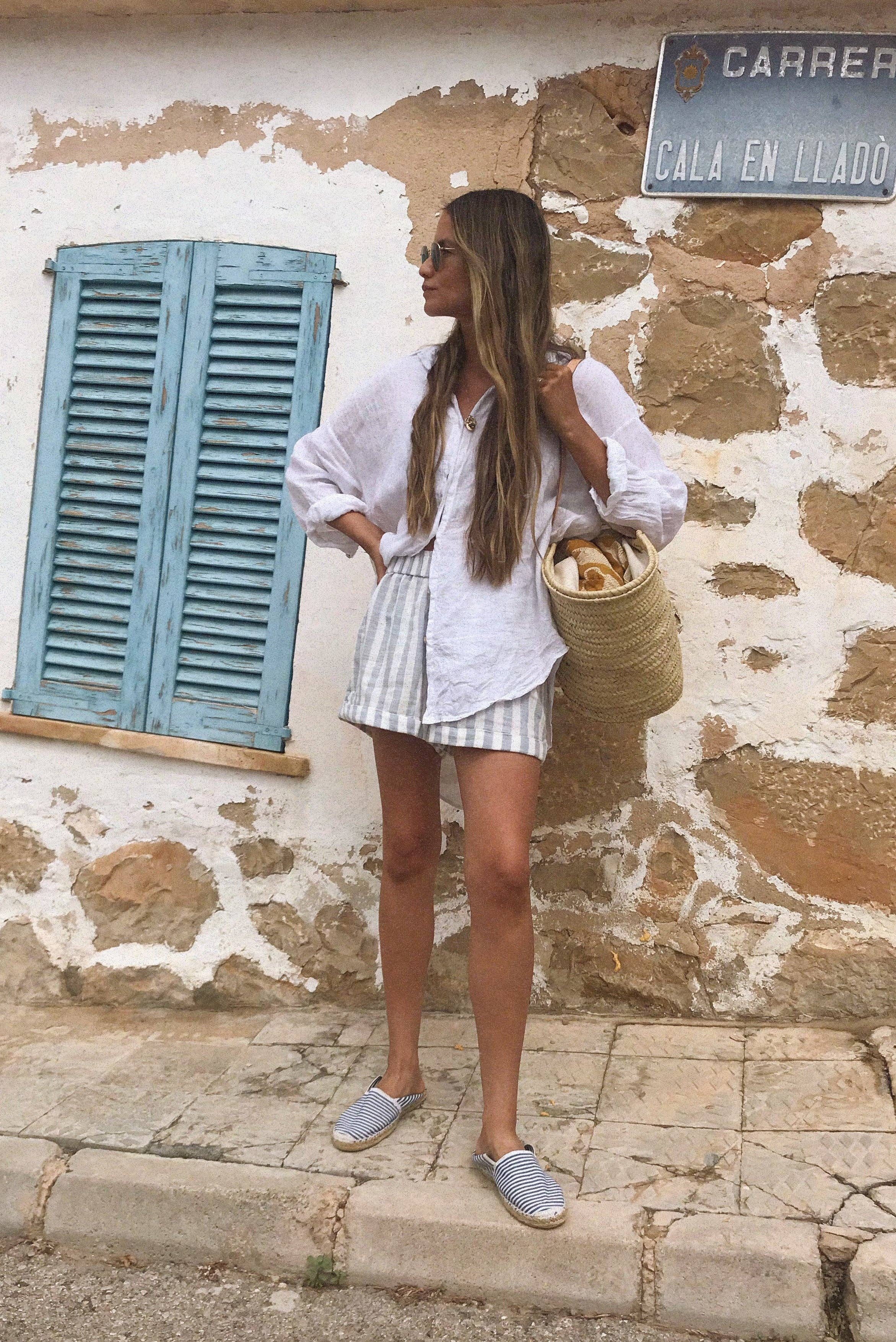 Beachwood The Label - Wholesale Button Down Shirt - Women's - The Palma Shirt // Blanco8