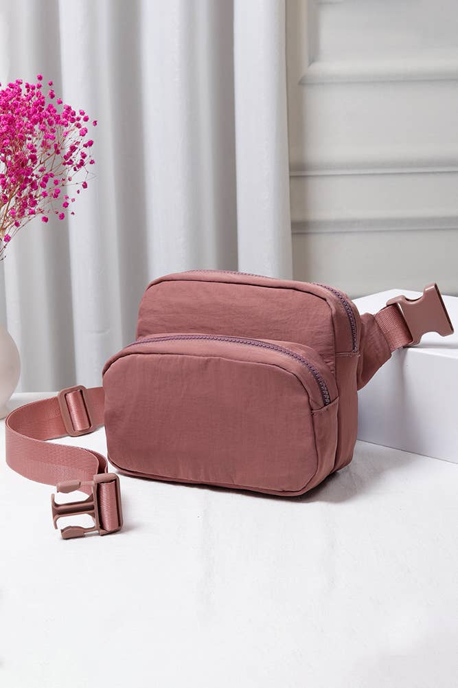 Hana – wholesale Midjeväska - Dam – Solid Dubbel dragkedja Fanny Pack2