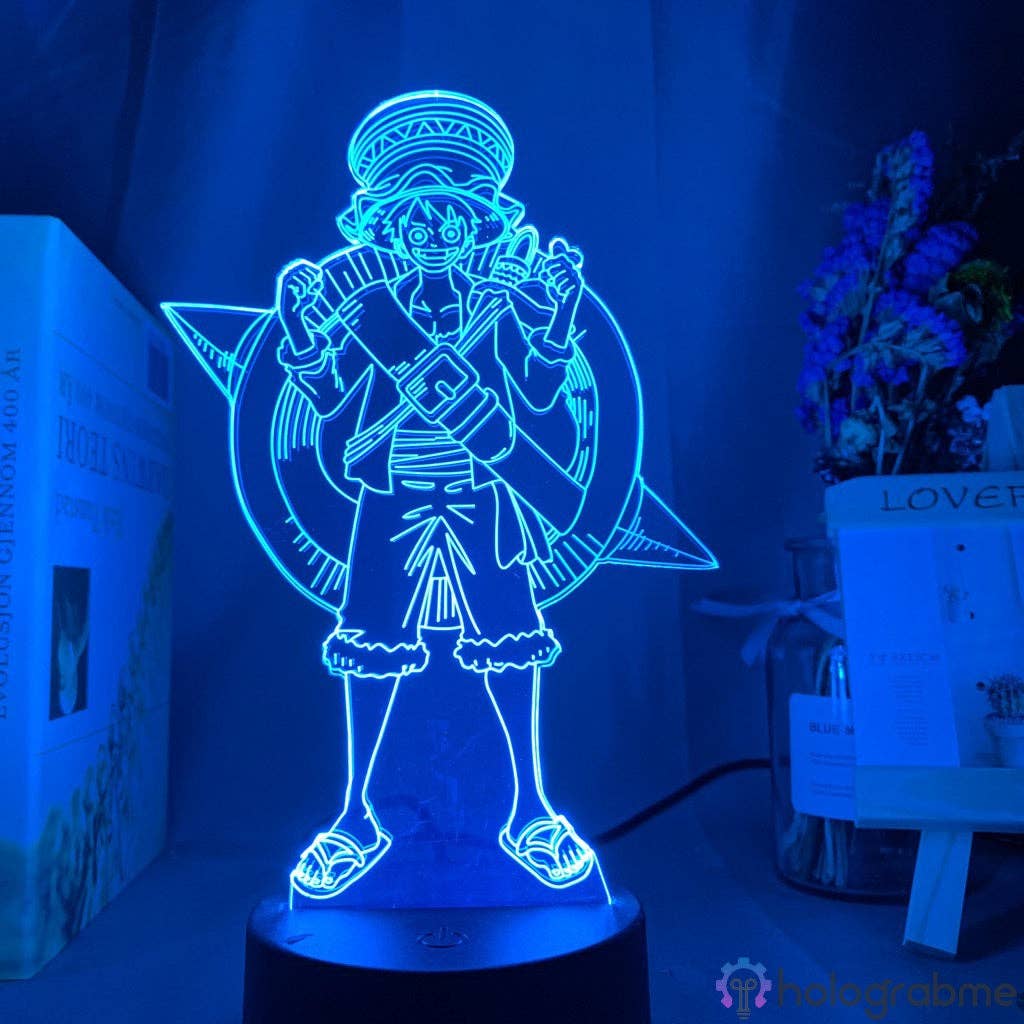 Holograbme - Wholesale Accent/Desk Lamp - One Piece Lamp Captain Monkey D. Luffy2