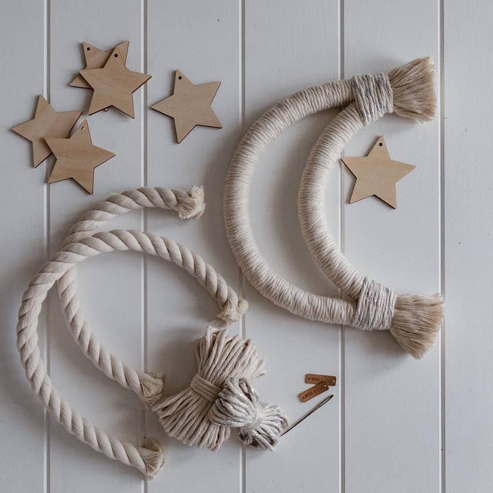 Petite Luna DIY Kit - Natural/Silver Fleck for wholesale by Iron and Cub