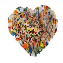 Alice Sturzinger LLC - Wholesale Jewellery dish - Murano Glass Heart Dish - Multiple Color Options5