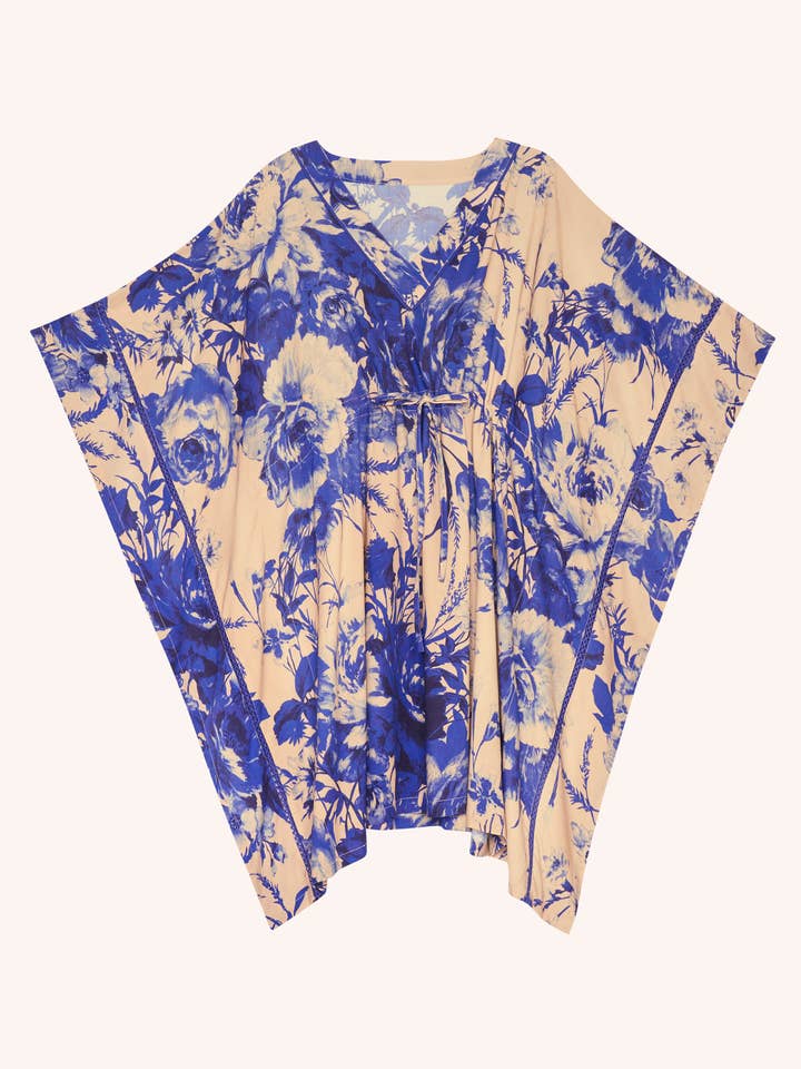 Beach Cover Up - China Blue Blooms for wholesale on Faire1