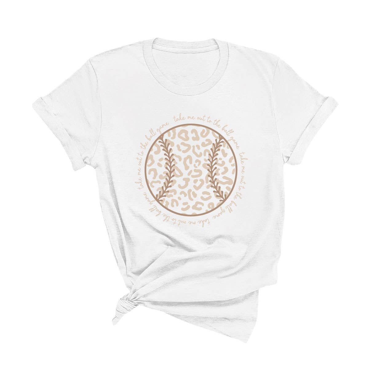 Viv&Lou – wholesale Screen printed t-shirt – Women′s – Ballgame Baseball T-Shirt1